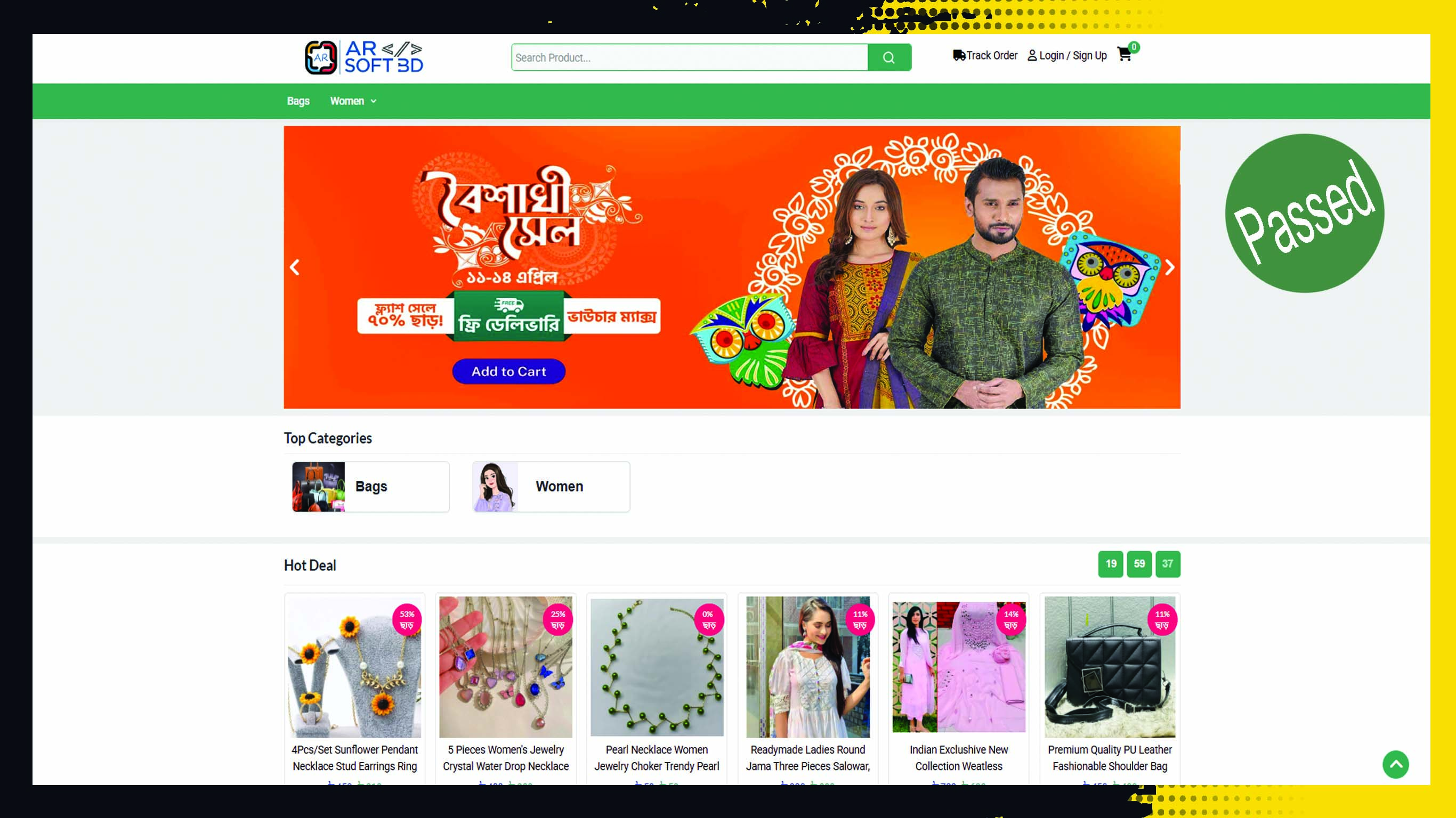 Single Vendor Ecommerce #01